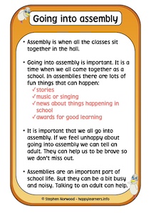 Going into Assembly Social Story